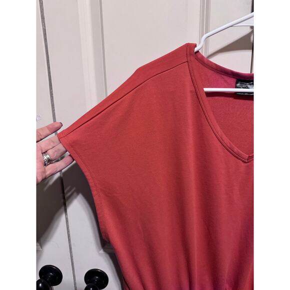 32 Degrees Cool Ladies' Soft Lux Activewear Dress Coral Garnet Rose Size XXL - Picture 3 of 11